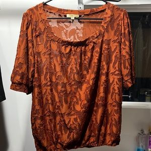 Blouse brown/Lavish Large blouse f